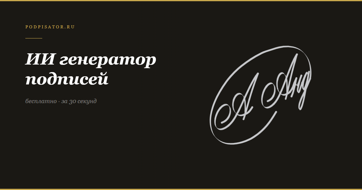 ИИ генератор подписей — как работает